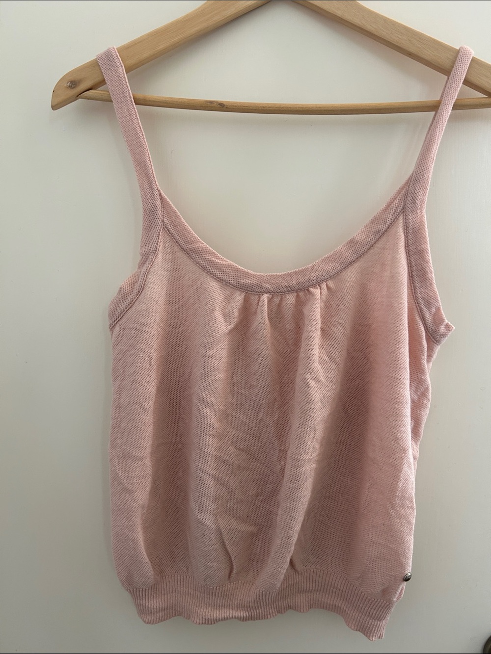 Sonia Rykiel Dusty Pink Knit Camisole